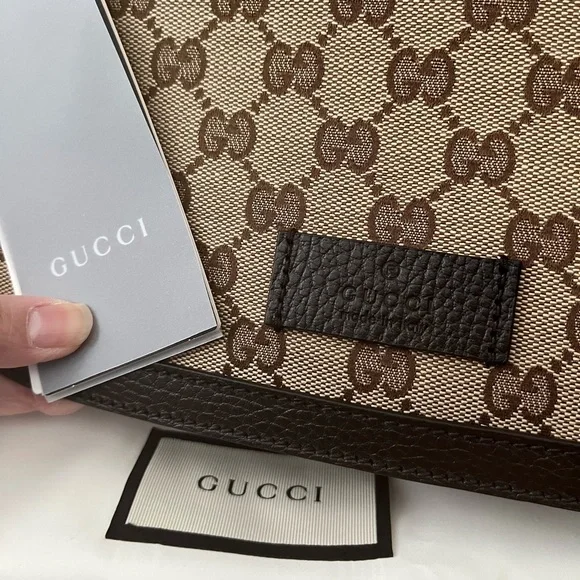 ❌ SOLD❌ NWT Gucci GG Guccissima Messenger Bag - Picture 3 of 13